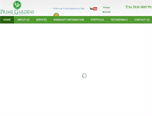 Tablet Screenshot of primegardenscorp.com